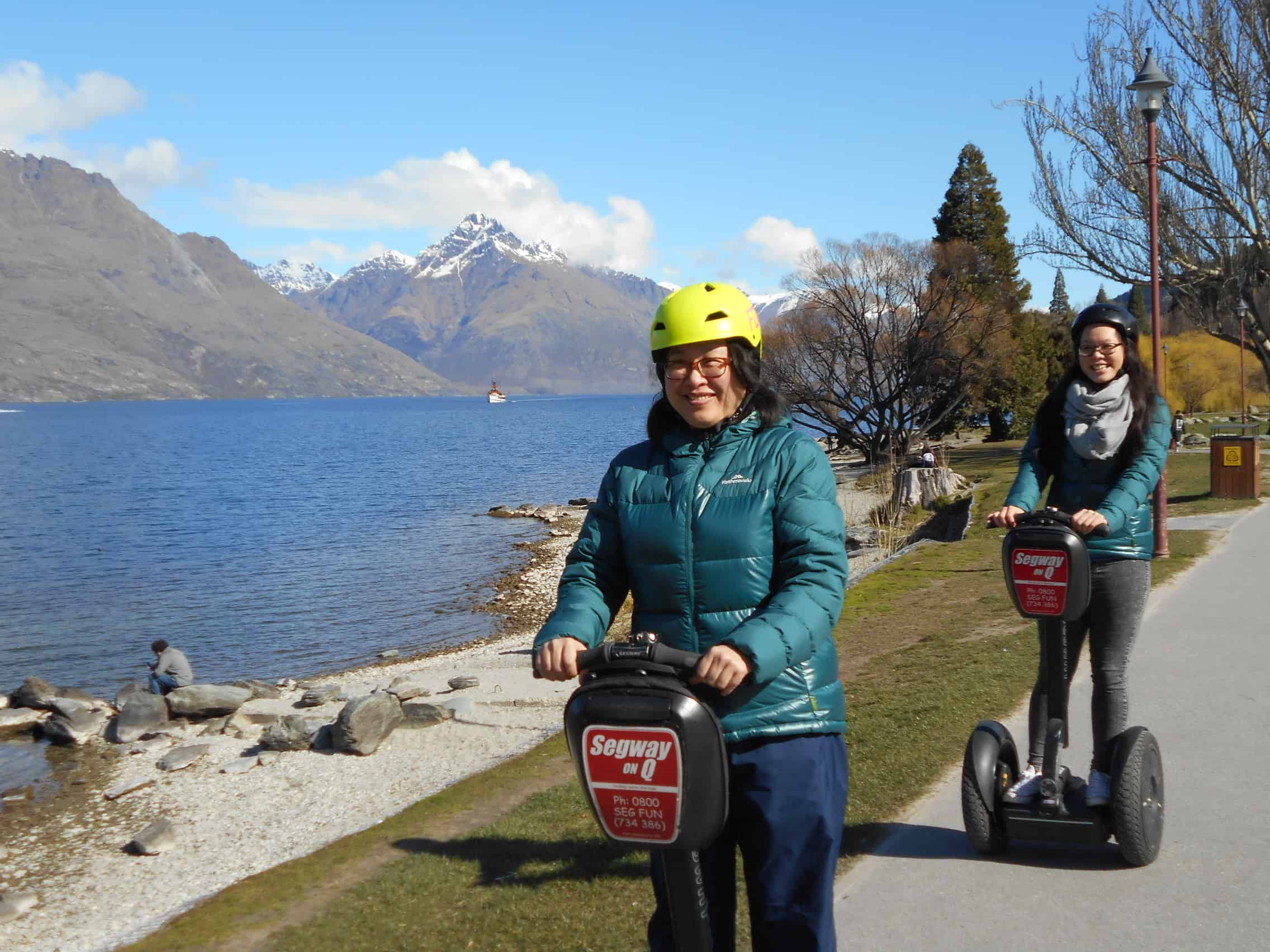 Lakeside Cruising Queenstown Riding an eco-friendly Segway